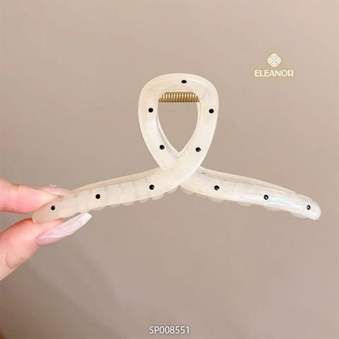  Kẹp tóc - SP008551 Large Chéo Tối Giản 