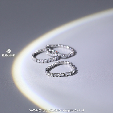  Nhẫn - SP005463 màu bạc size 7 