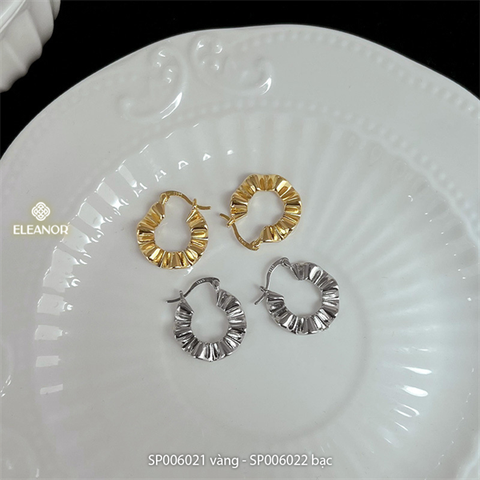  Bông tai - SP006021 màu vàng 