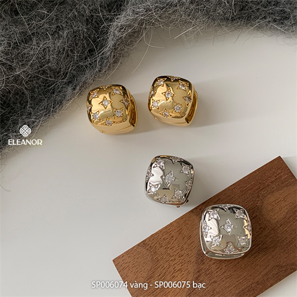  Bông tai - SP006075 màu bạc 