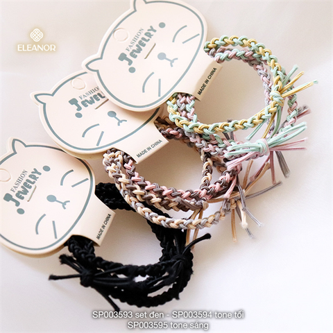  Cột tóc - SP003594 set màu tối 
