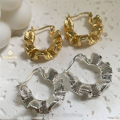  Bông tai - SP006022 màu bạc 