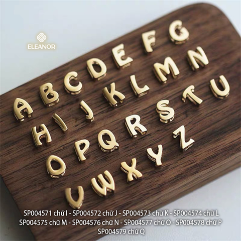  Mặt dây chuyền - SP004571 chữ I 