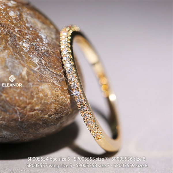  Nhẫn - SP005558 màu vàng size 7 