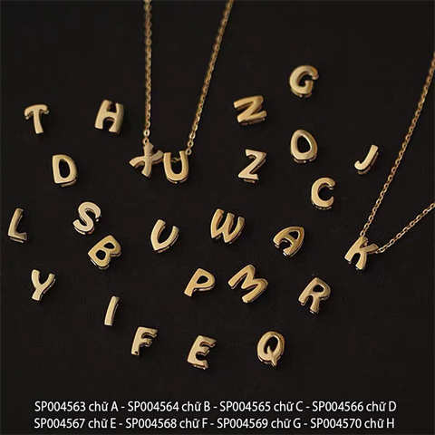  Mặt dây chuyền - SP004570 chữ H 