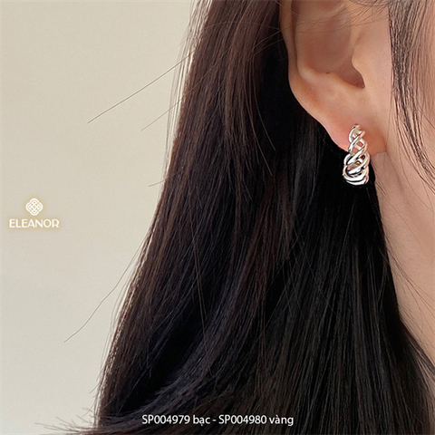  Bông tai - SP004979 bạc 