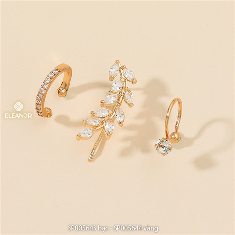  Bông tai - SP005643 màu bạc 