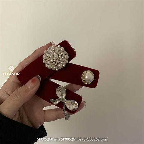  PKT kẹp tóc - SP005262 tròn 