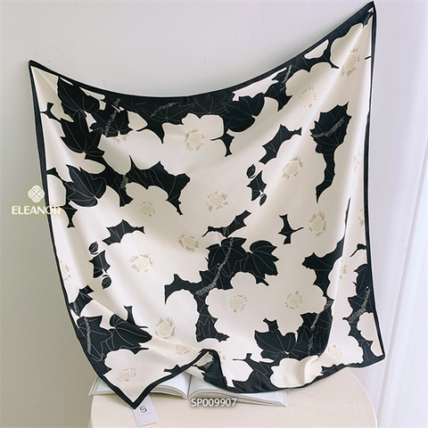  Khăn quàng cổ - SP009907 hoa trắng 