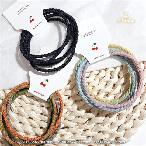  Cột tóc - SP003546 xanh vàng 