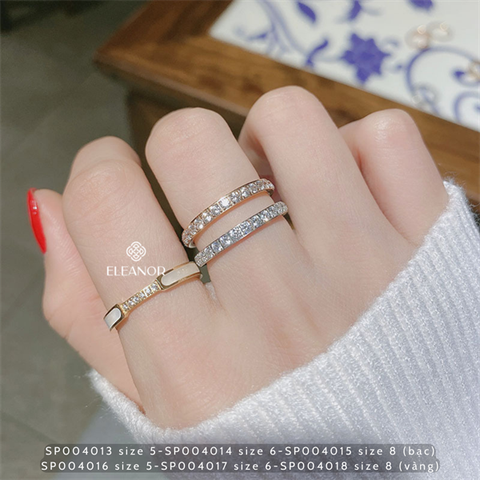  Nhẫn - SP004018 size 8 màu vàng 