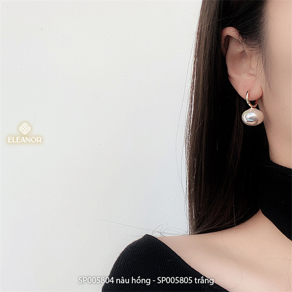  Bông tai - SP005804 nâu hồng 