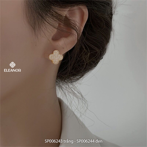  Bông tai - SP006243 trắng 