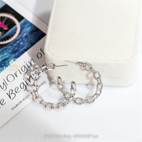  Bông tai - SP006107 màu bạc 