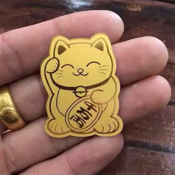  Miếng dán điện thoại mèo may mắn - SP005934 