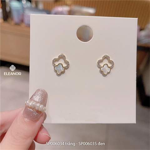  Bông tai - SP006034 trắng 