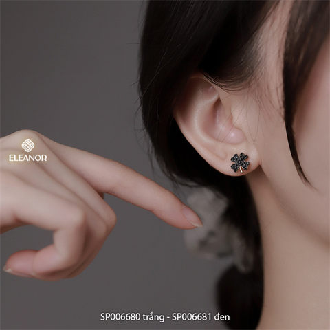  Bông tai - SP006681 đen 