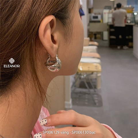 Bông tai - SP006130 màu bạc 