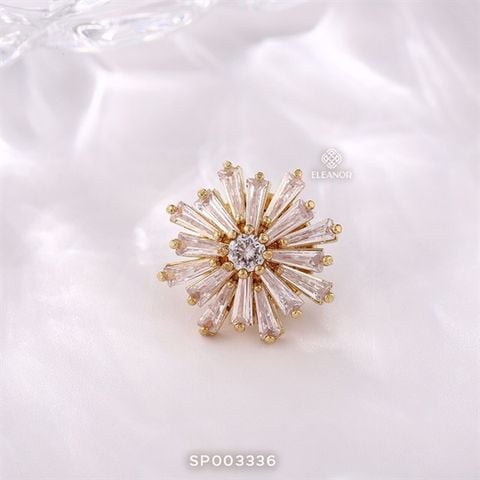  Cài áo - SP003336 vàng bông tuyết 