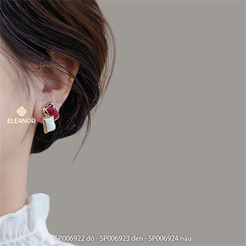  Bông tai - SP006922 đỏ 