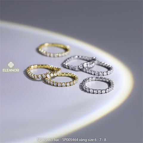  Nhẫn - SP005463 màu bạc size 7 