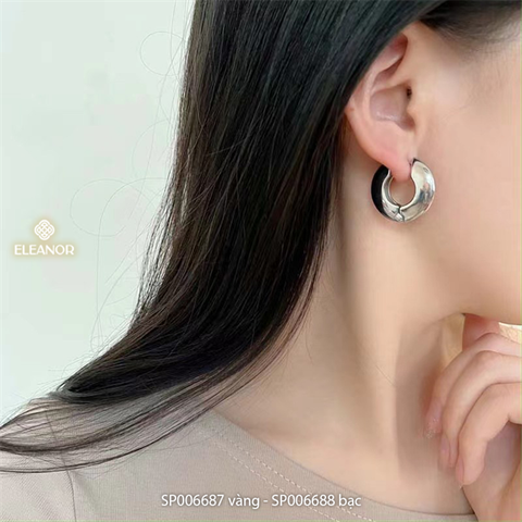  Bông tai - SP006688 màu bạc 