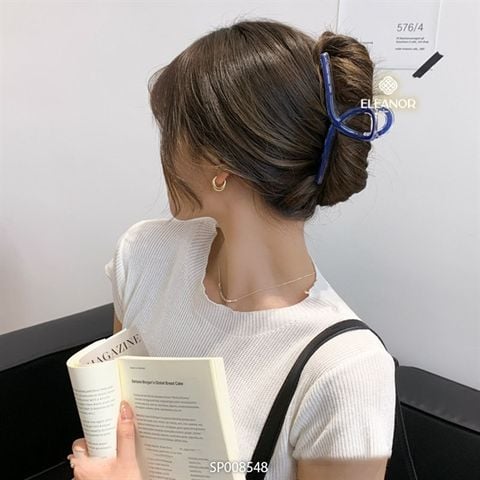  Kẹp tóc - SP008548 Large Chéo Tối Giản 