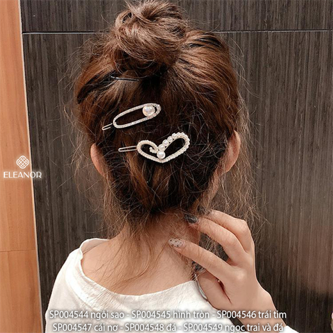  PKT kẹp tóc - SP004546 trái tim 