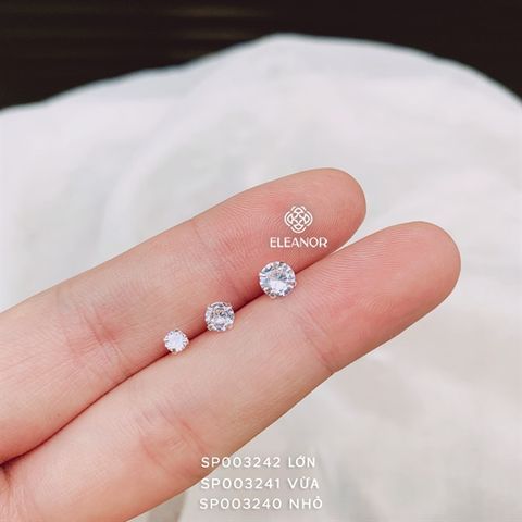  Bông tai - SP003240 - nụ đá Nhỏ 3mm 