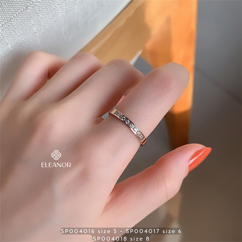  Nhẫn - SP004017 size 6 màu vàng 