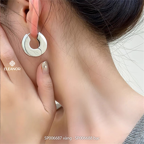  Bông tai - SP006688 màu bạc 