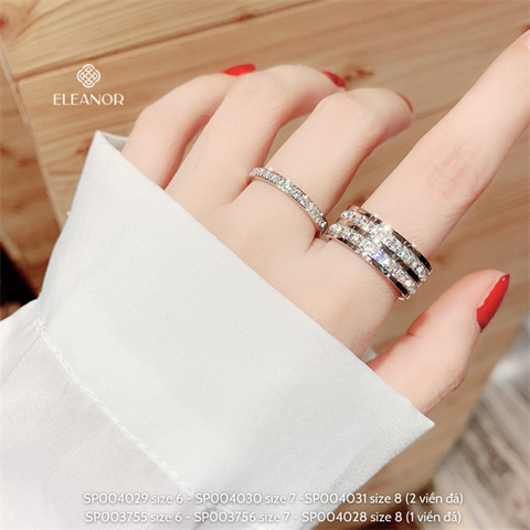  Nhẫn - SP004028 màu bạc size 8 