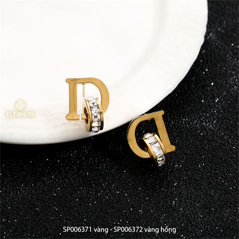  Bông tai - SP006371 màu vàng 