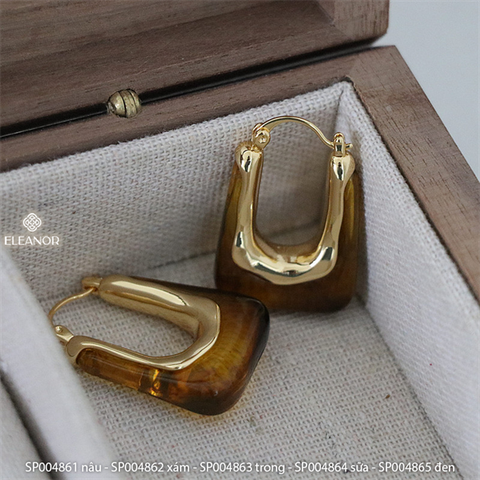  Bông tai - SP004861 nâu 