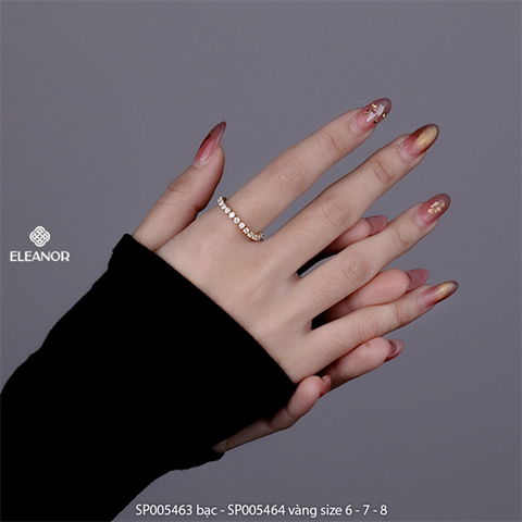  Nhẫn - SP005463 màu bạc size 7 