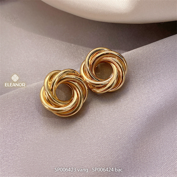  Bông tai - SP006423 màu vàng 