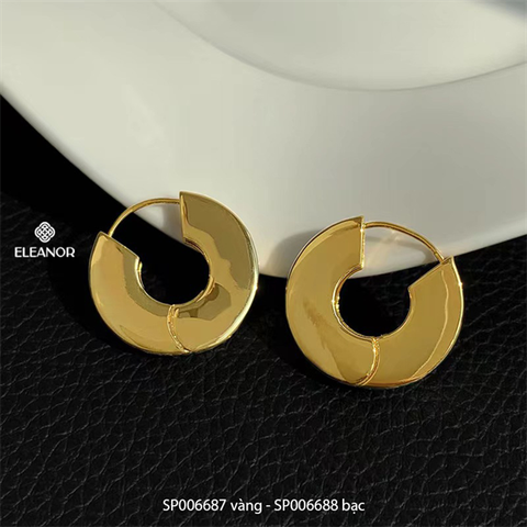  Bông tai - SP006687 màu vàng 