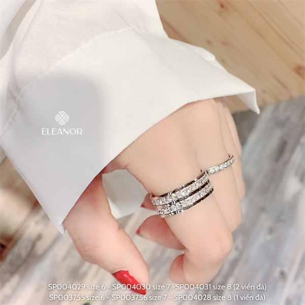 Nhẫn - SP004031 màu bạc size 8 