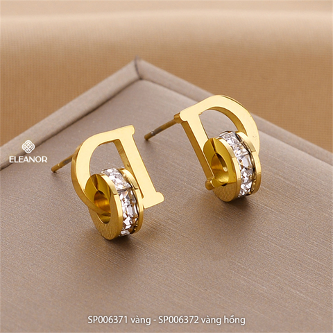  Bông tai - SP006371 màu vàng 