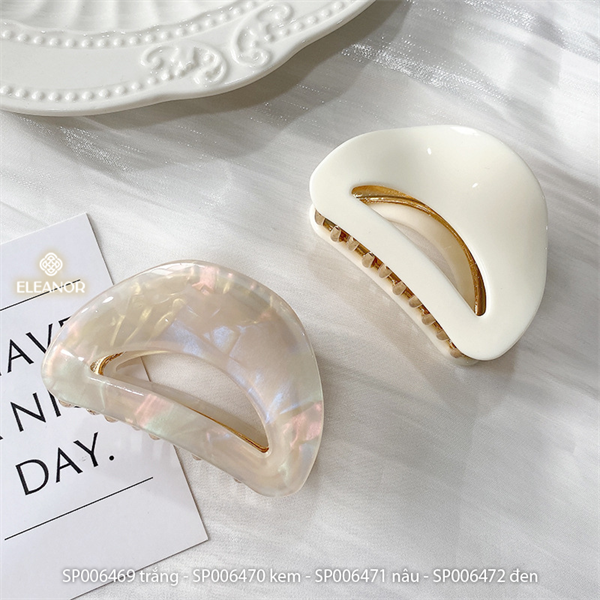  Kẹp tóc - SP006470 kem 