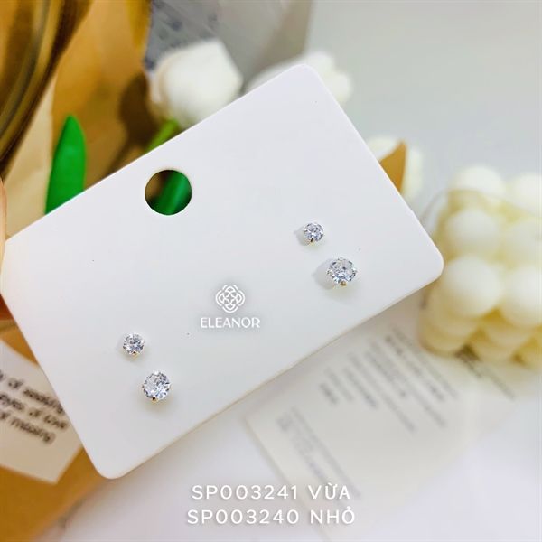  Bông tai - SP003240 - nụ đá Nhỏ 3mm 