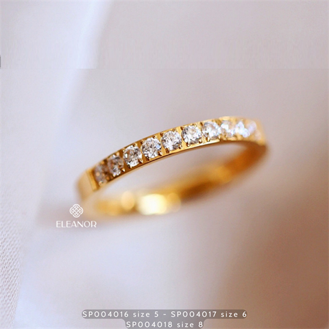  Nhẫn - SP004018 size 8 màu vàng 