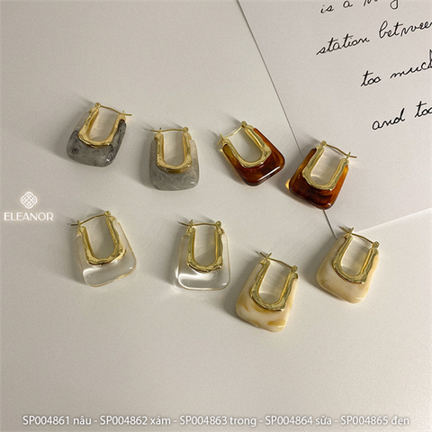  Bông tai - SP004861 nâu 