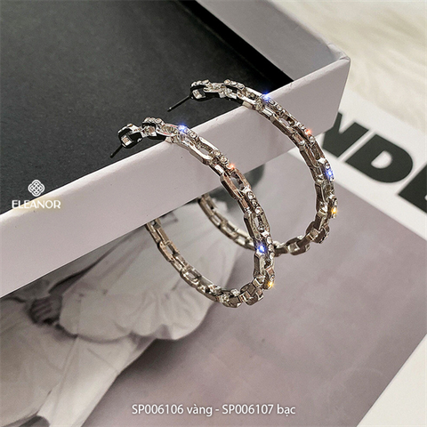  Bông tai - SP006107 màu bạc 