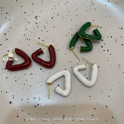  Bông tai - SP006739 xanh 