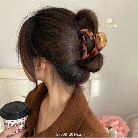  Kẹp tóc - SP008120 Màu Nâu 