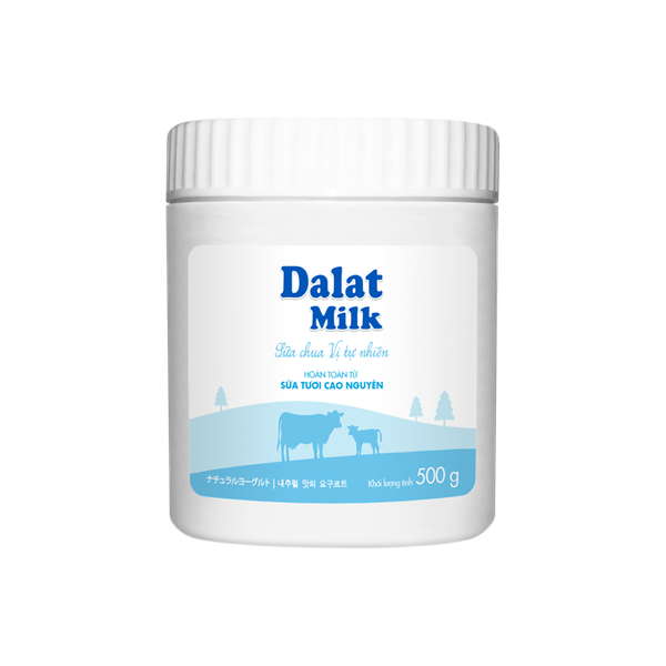  Sữa Chua Vị Tự Nhiên 500g (ĐÀ LẠT MILK) 
