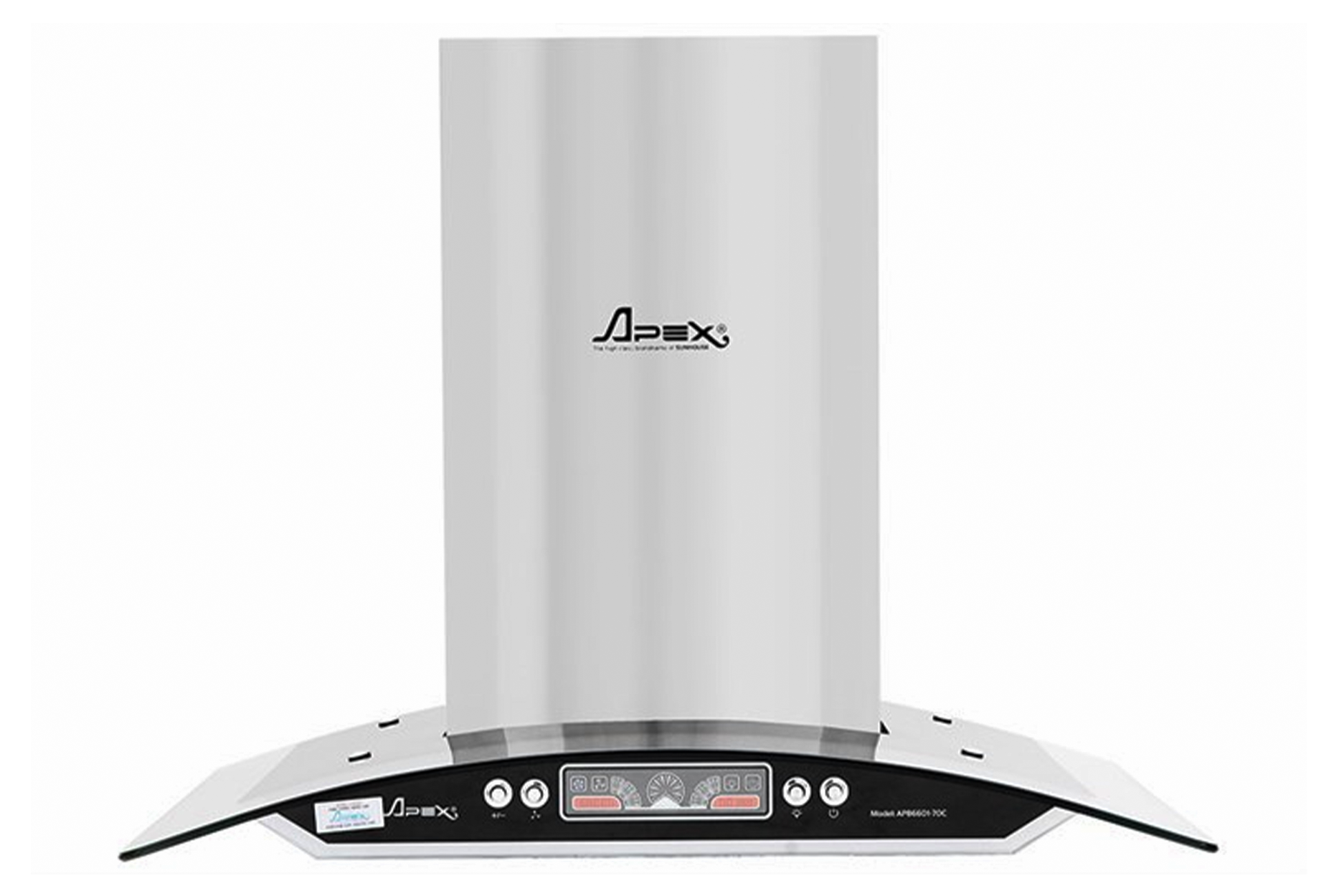 Máy hút mùi kính cong Apex APB6601 70C