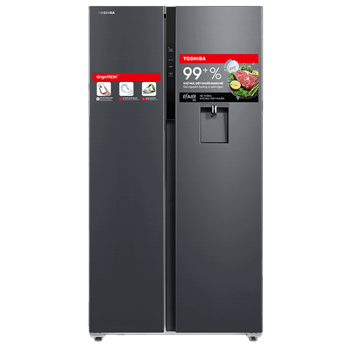 Tủ lạnh Toshiba Inverter Side By Side GR RS775WI PMV(06) MG - RS775WI PMV(06) MG
