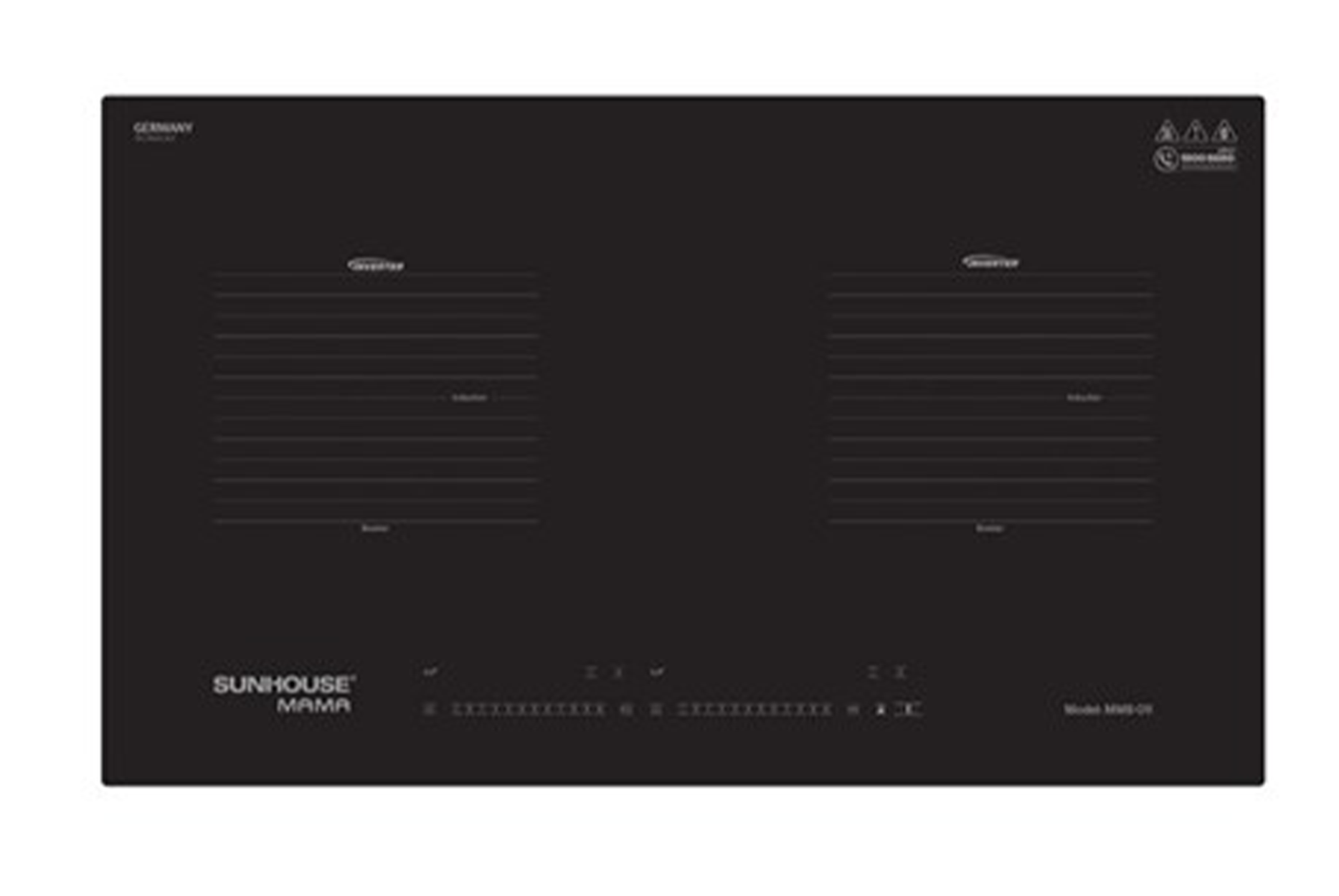 Bếp điện từ đôi Sunhouse Mama MMB-01I